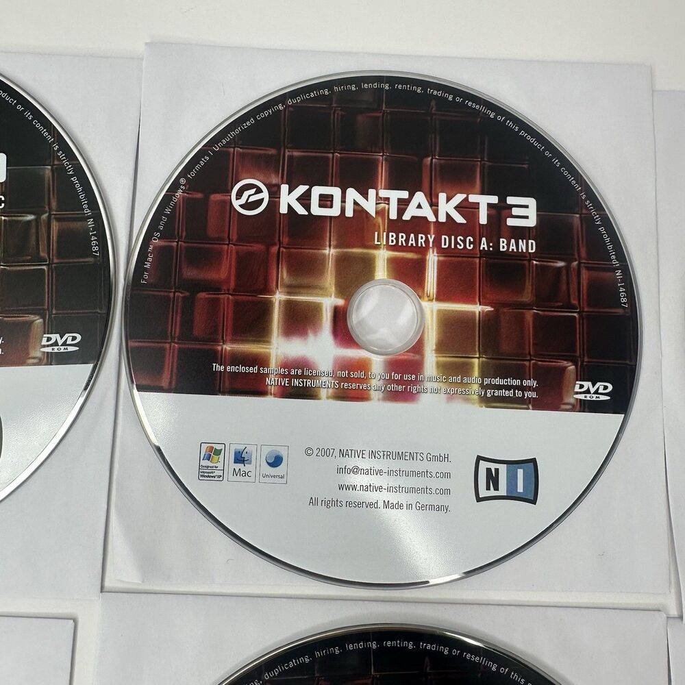 Native Instruments Kontakt 3 Extensive Professional Virtual Sampler Library Set - Picture 3 of 14
